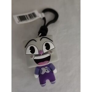 Cuphead‎ King Dice 3D Foam Bag Clip Keychain Studio MDHR Purple Grey Figure